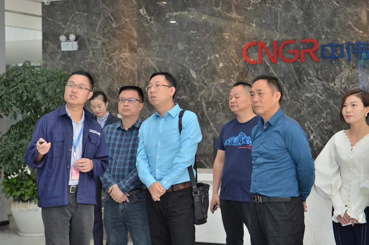 省生态环境厅相关领导赴聚鑫汇新材料中部产业基地调研