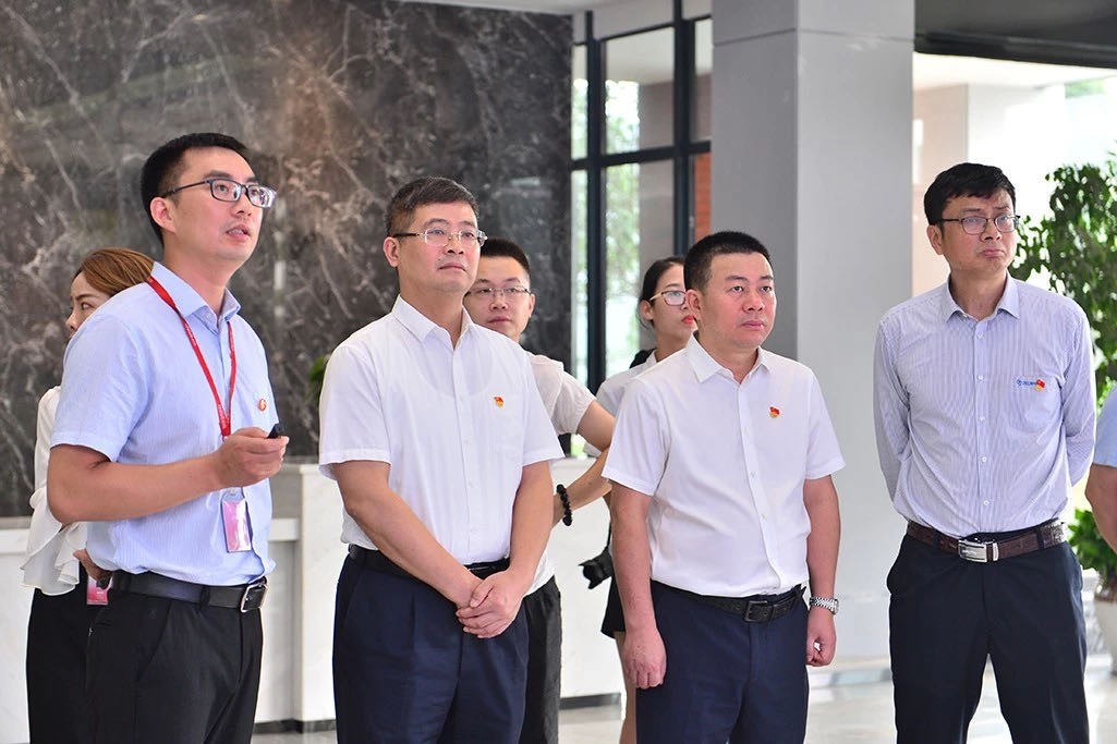 以党建引领聚鑫汇发展丨长沙市委组织部调研聚鑫汇新材料