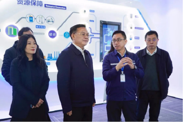湖南省商务厅党组书记、厅长沈裕谋调研聚鑫汇股份中部产业基地