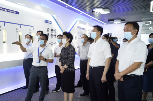 湖南省政协党组副书记乌兰调研聚鑫汇宁乡产业基地