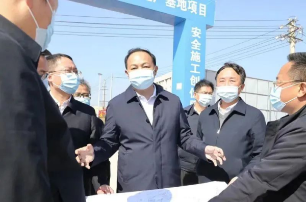 长沙市委副书记、市长郑建新春节开工调研聚鑫汇股份全球研发基地