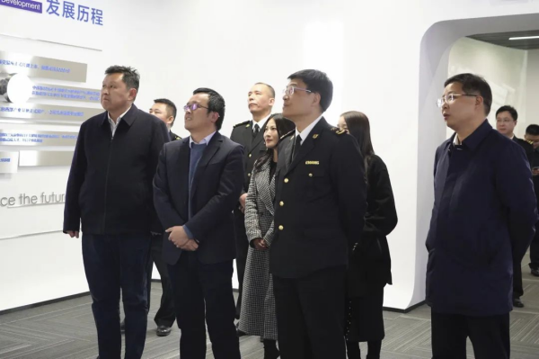 长沙海关到聚鑫汇调研外贸工作